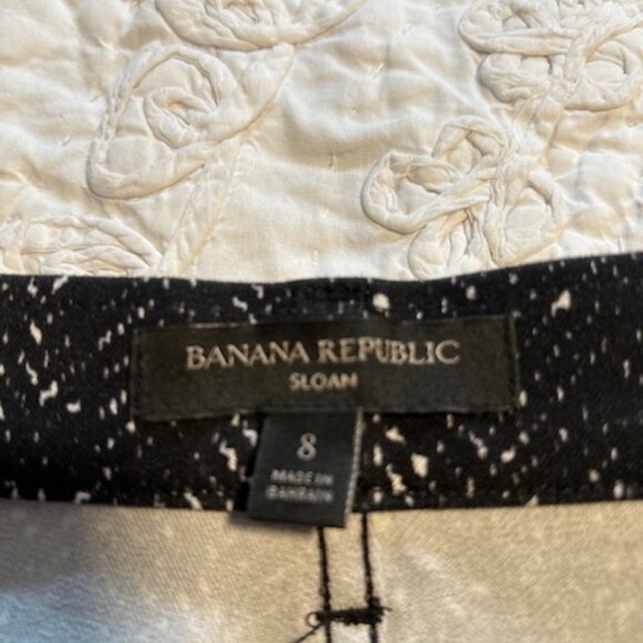 Banana Republic Sloane pants in black and white - Picture 4 of 4